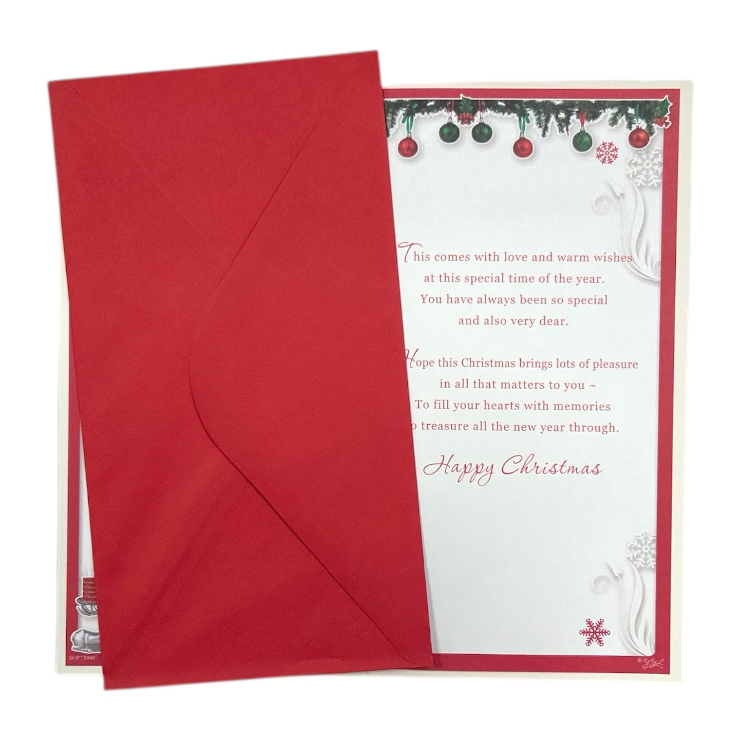 For Niece and Her Husband Warm Wishes Christmas Card