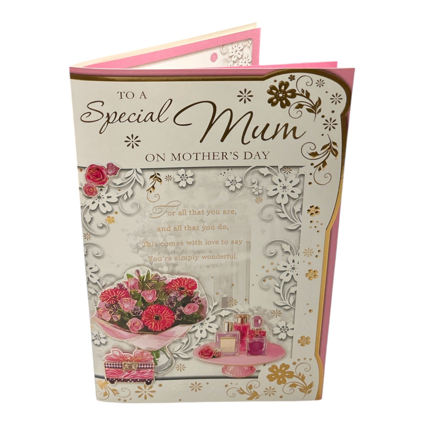 To A Special Mum Floral and Perfume Design Keepsake Mother's Day Boxed Card