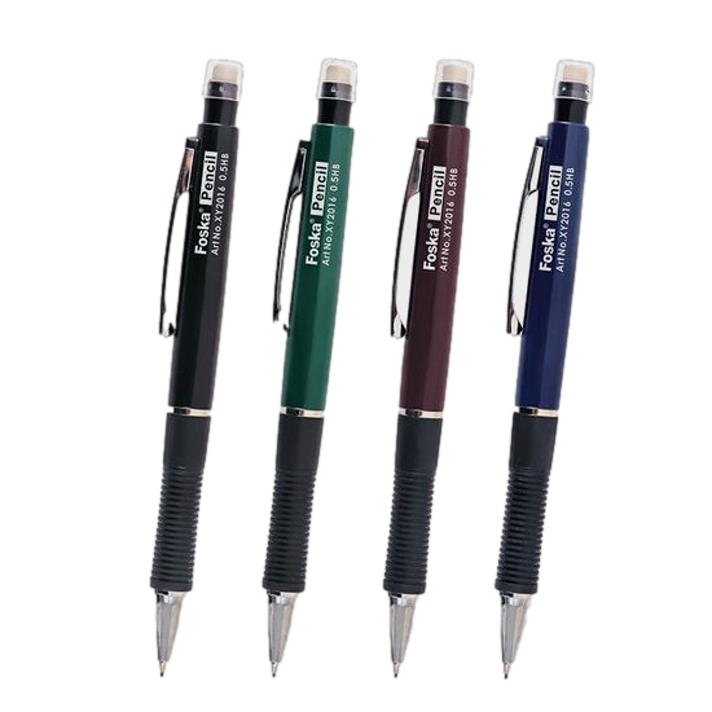Pack of 24 0.7mm Pen Style Mechanical Pencils with Eraser