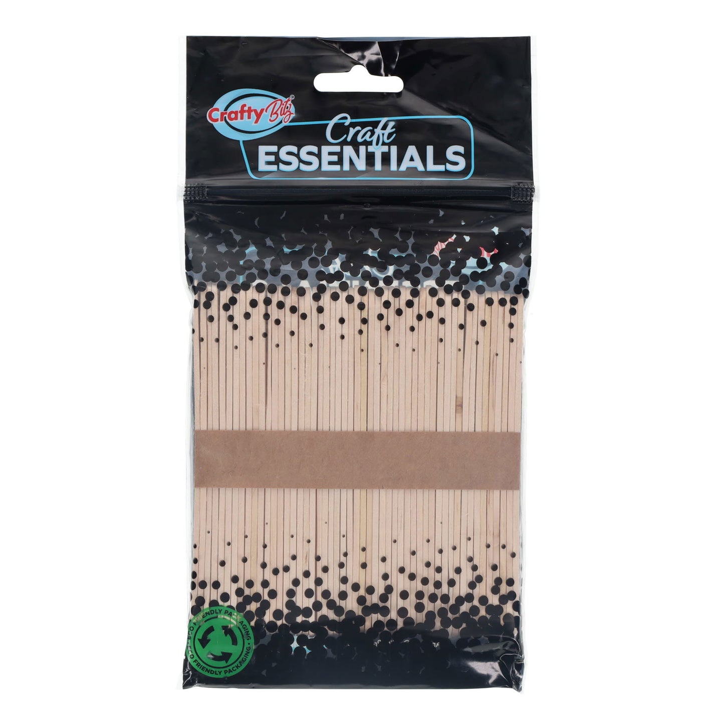 Pack of 50 Natural Wooden Lollipop Sticks by Crafty Bitz