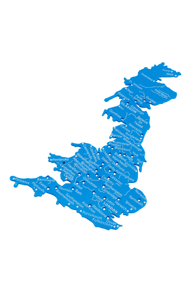 Tracemap of England, Wales and Scotland