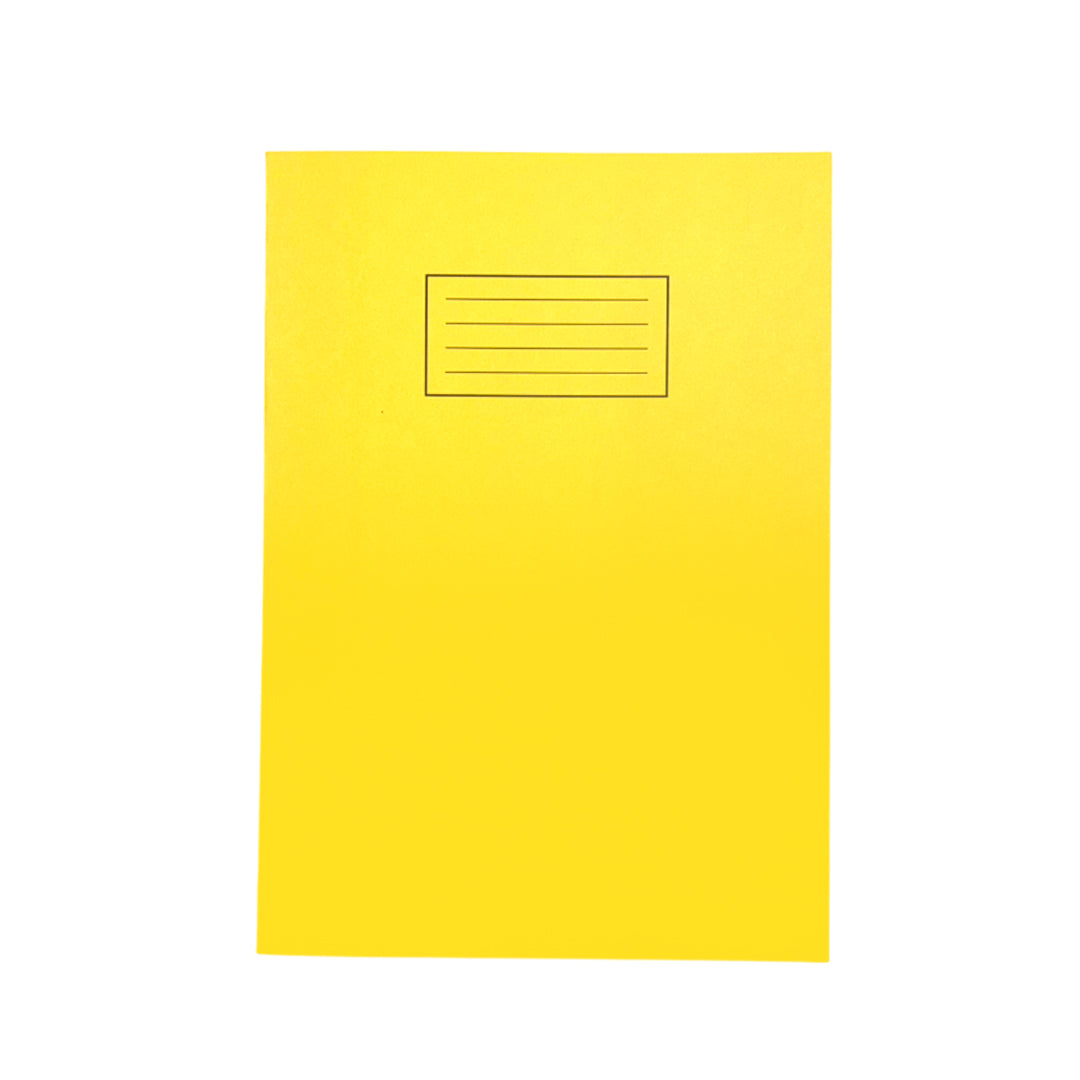 Janrax A4 Yellow 80 Pages Feint and Ruled Exercise Book
