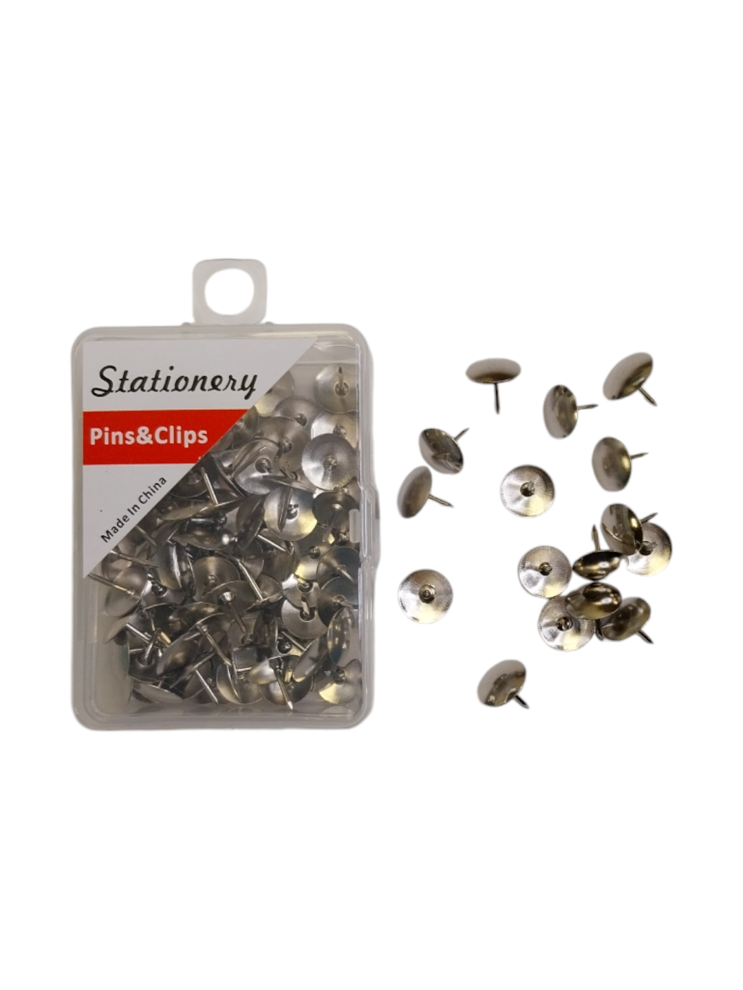Pack of 1200 Nickel Thumb Tacks