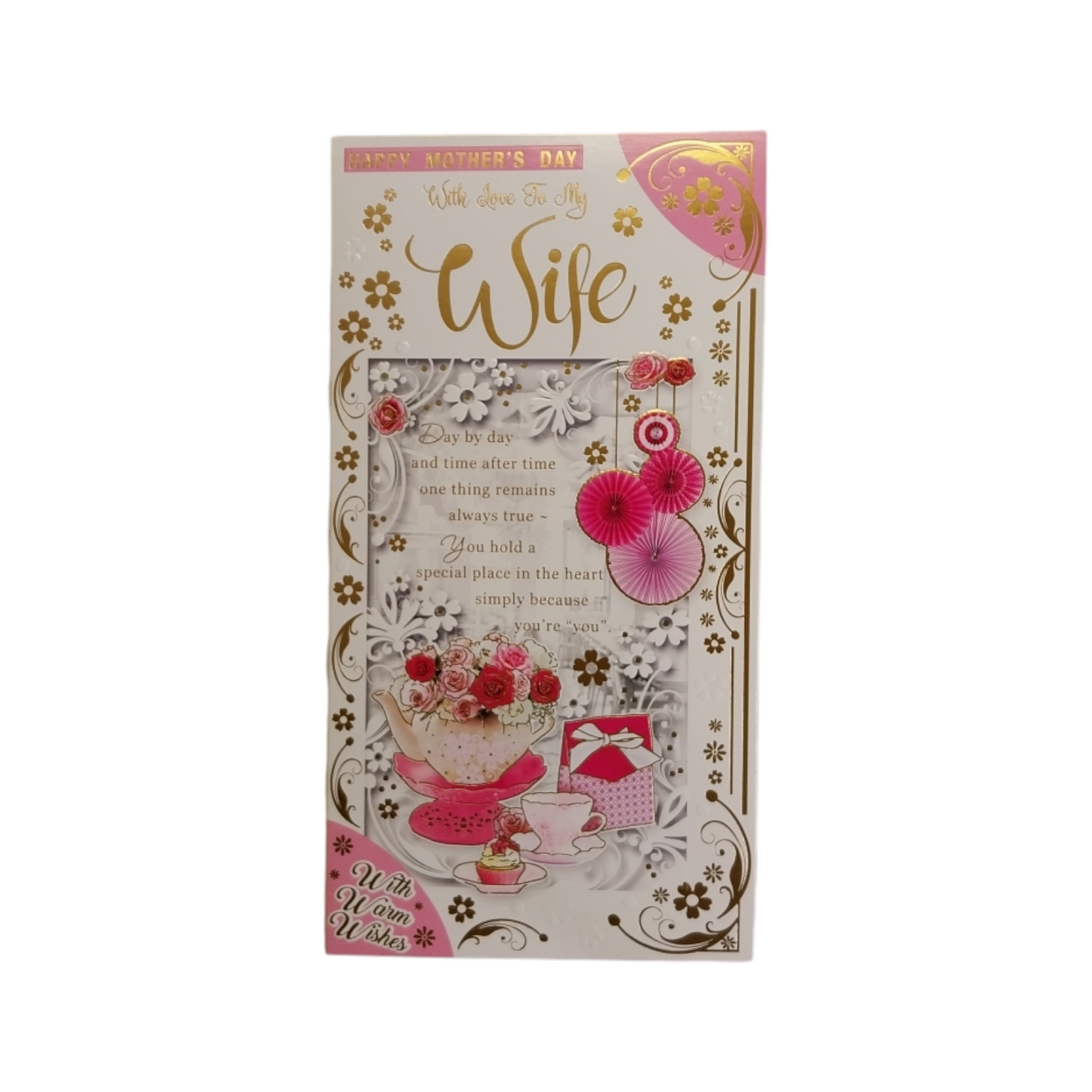 To My Wife Sentimental Verse Mother's Day Card