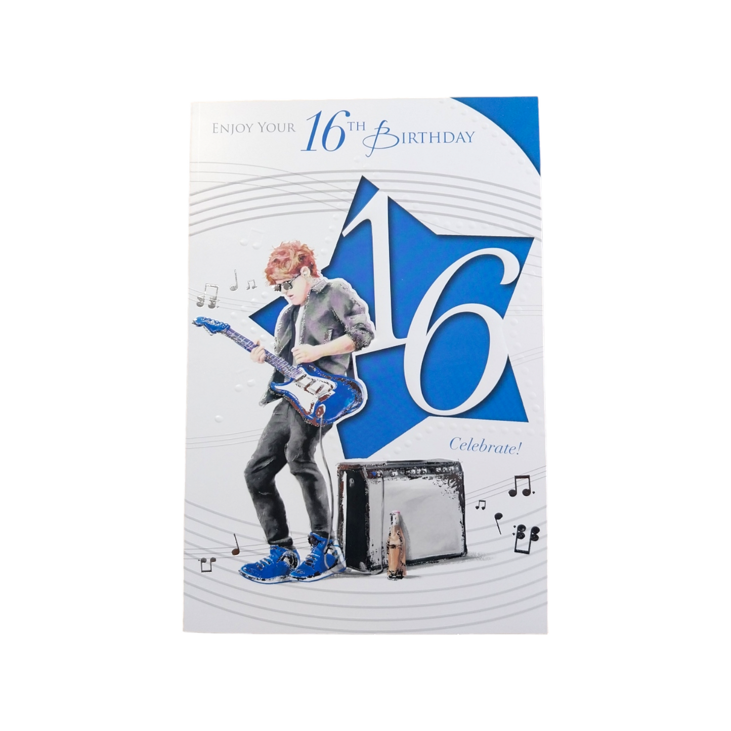 Enjoy Your 16th Birthday Open Male Celebrity Style Card