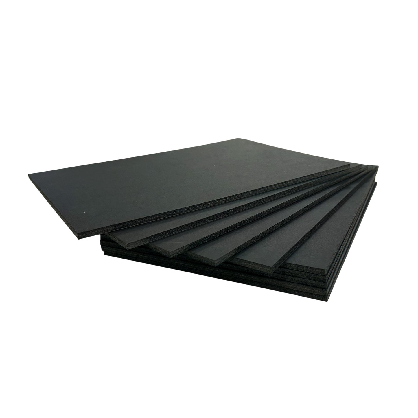 Pack of 10 A4 5mm Black Foam Boards with Core – 210 x 297mm