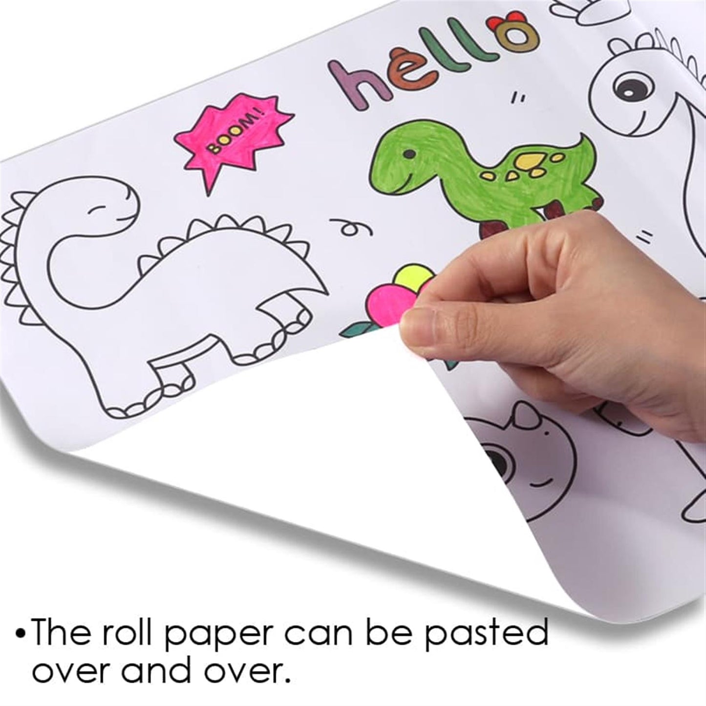 Technology & Life Cartoon DIY Long Painting Paper Roll for Kids 30×300cm
