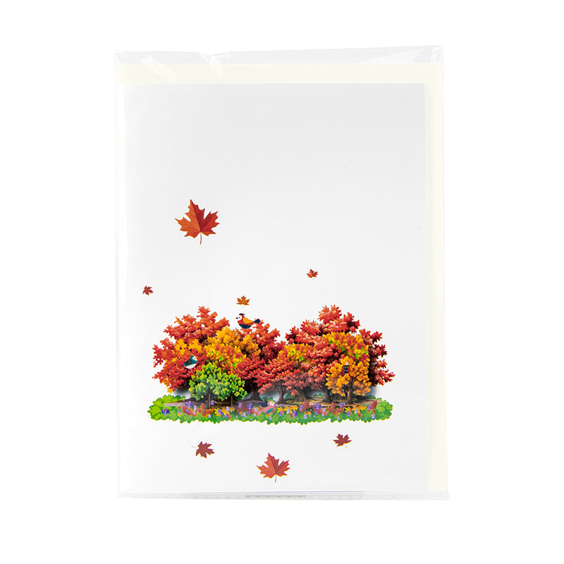 Majestic Maple Autumn 3D Pop Up Greeting Card