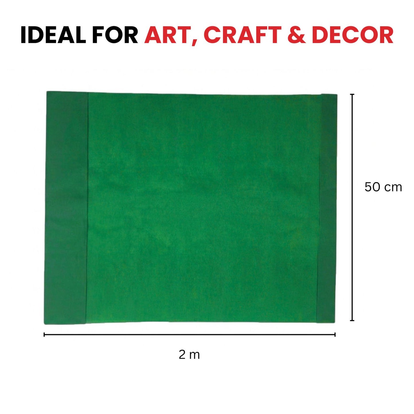 Ivory Crepe Paper Sheet 50cm x 2m 17GSM 35% Stretch Craft Paper