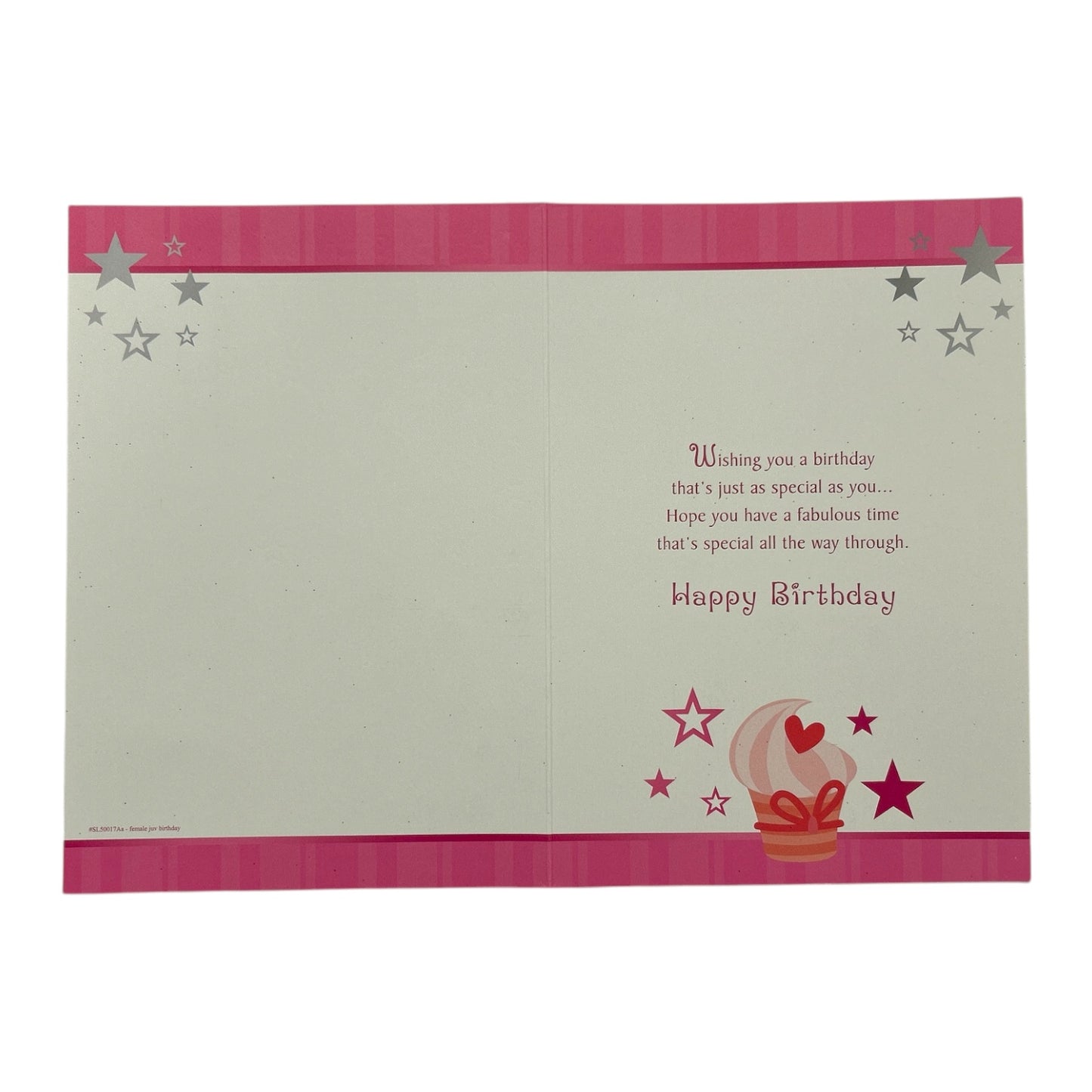 To Mummy Juvenile Pink Cupcakes Design Birthday Card