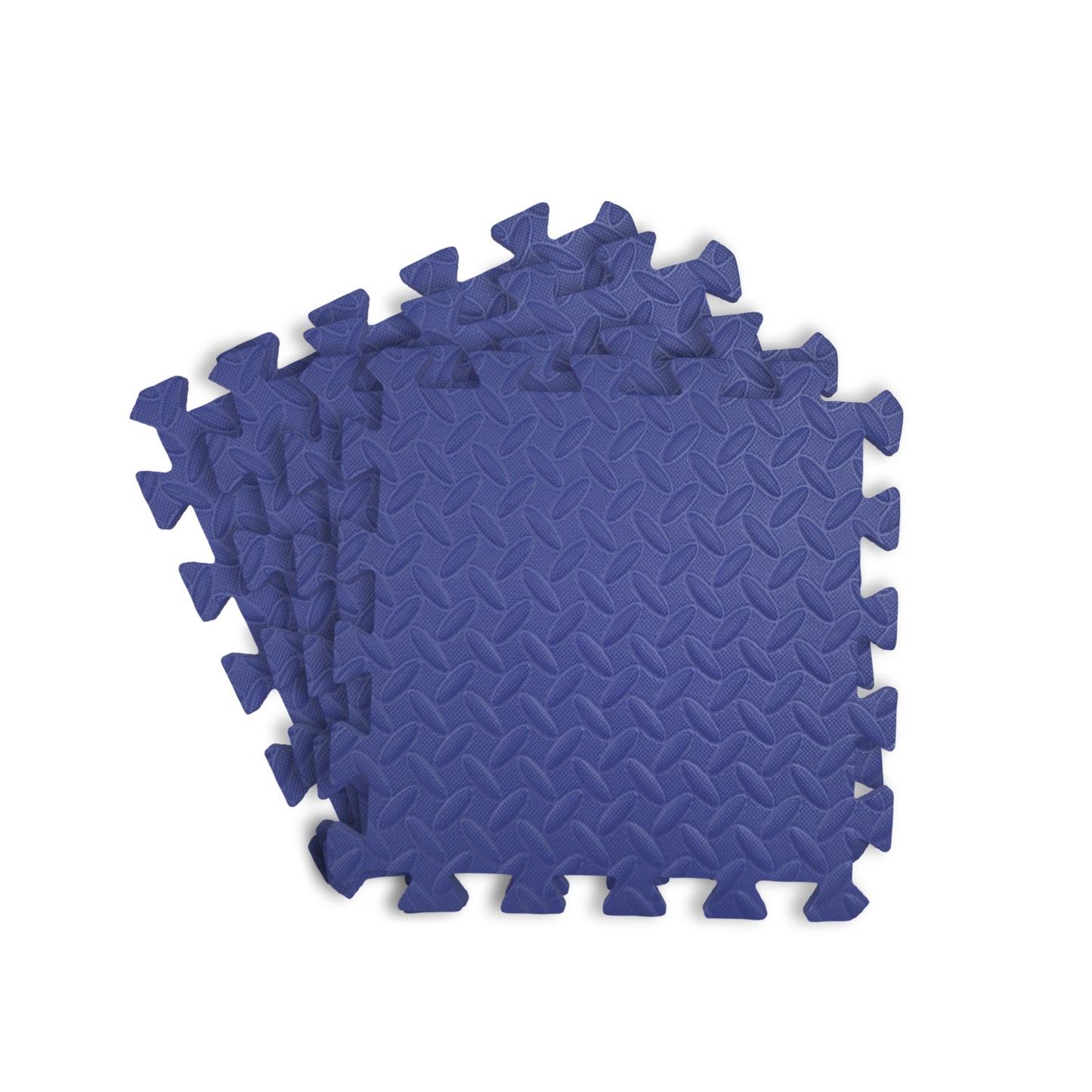 Pack of 4 30x30cm Navy Blue Coloured 1cm Thick EVA Foam Mats