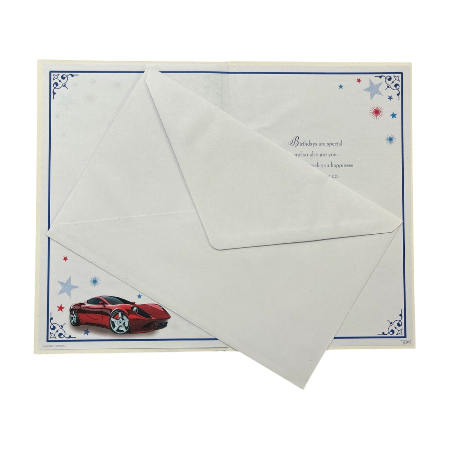 Age 40 Sport Car Design Sentimental Birthday Card