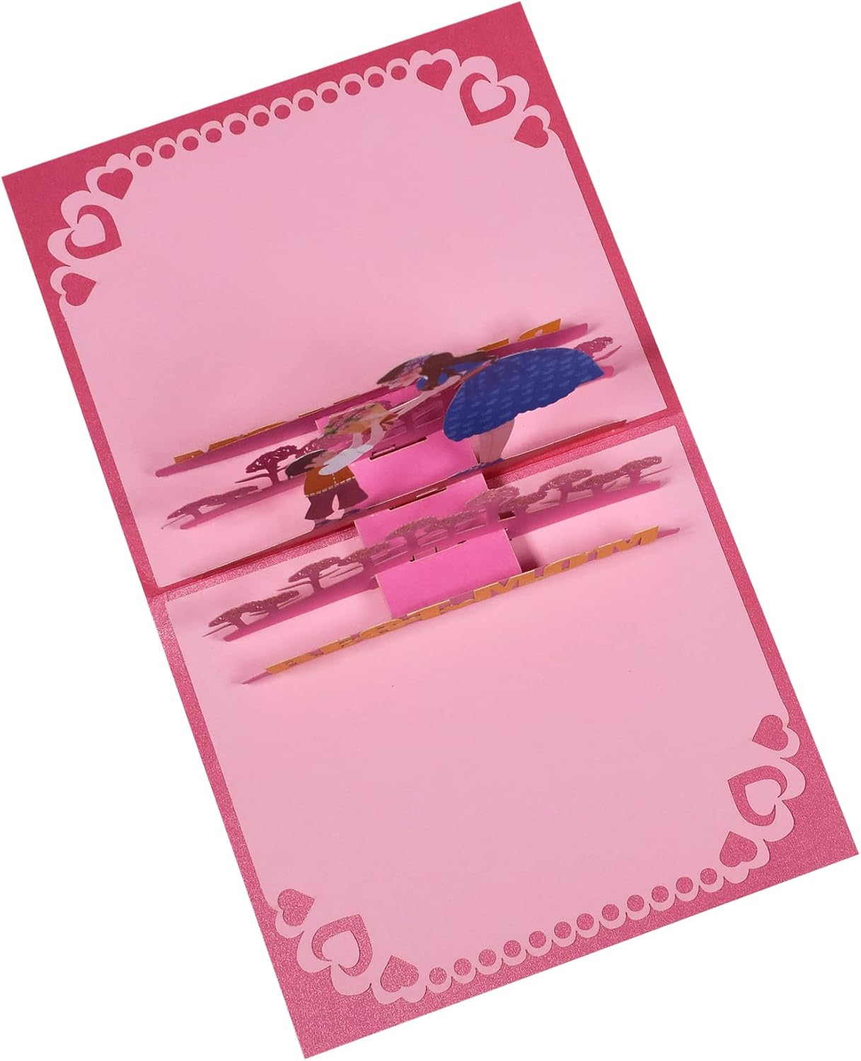 Best Mom & Kids Heartfelt 3D Pop Up Mother's Day Card