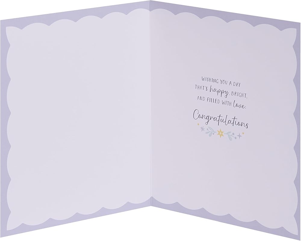 Wreath with Cross Design Communion Congratulations Card