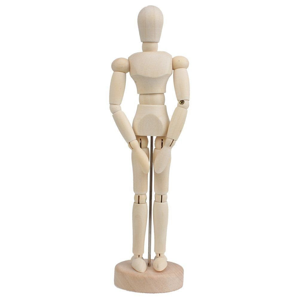 8" Moveable Adjustable Limbs Human Mannequin Art