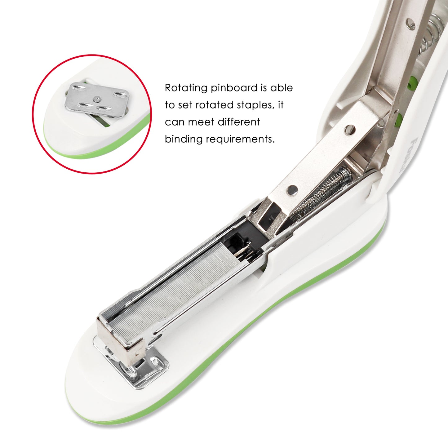 Foska Coloured Grip Stapler (20 Sheets)