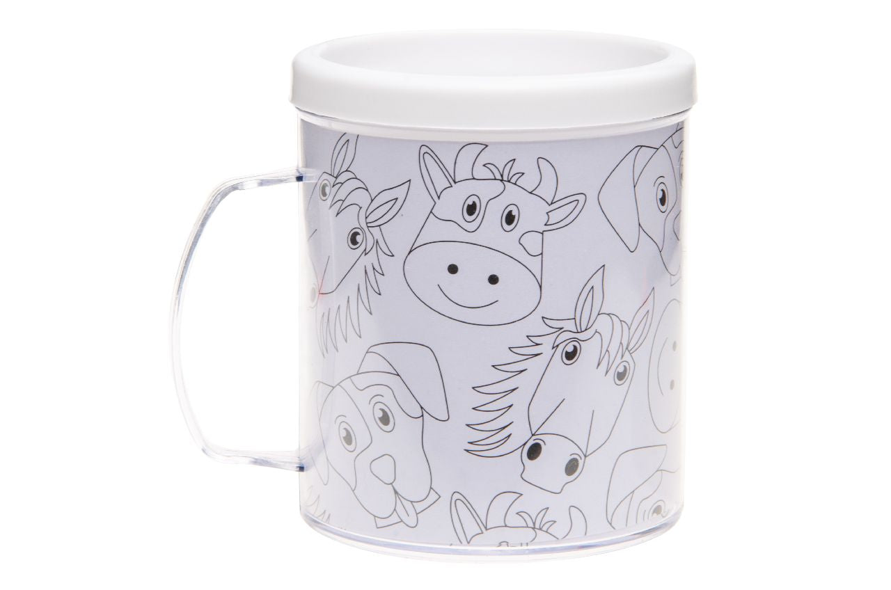 Farm Animals Theme Color Your Own Mug