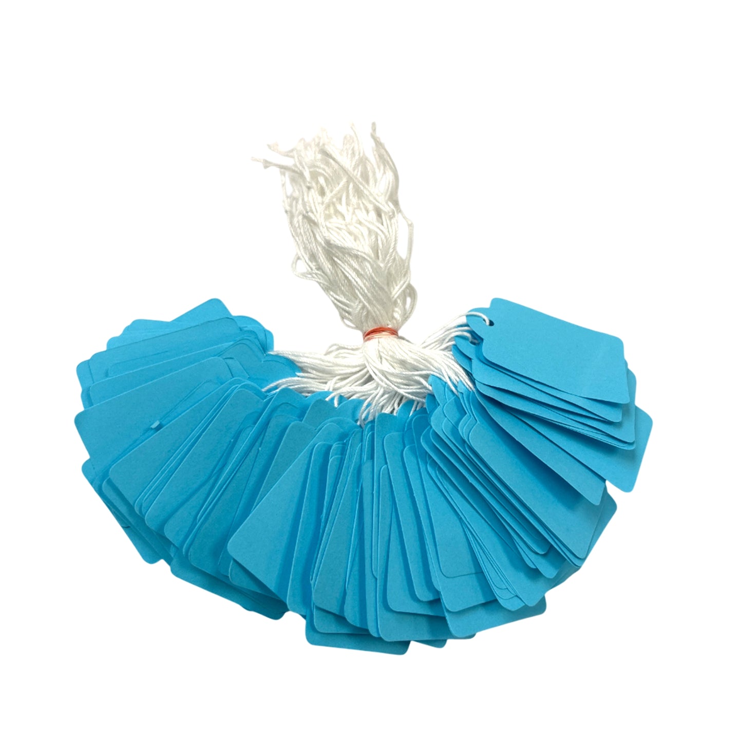 Pack of 600 Large Blue Strung Tags 36 x 53mm