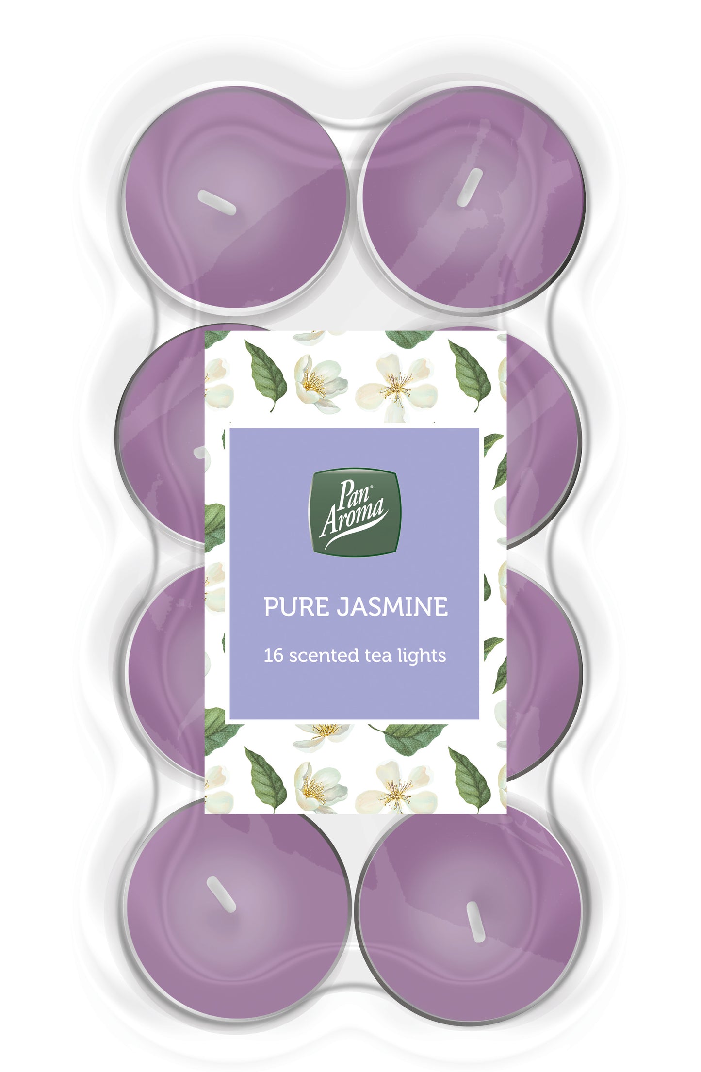 Pack of 48 Pure Jasmine Colour Tea-Lights {DC}