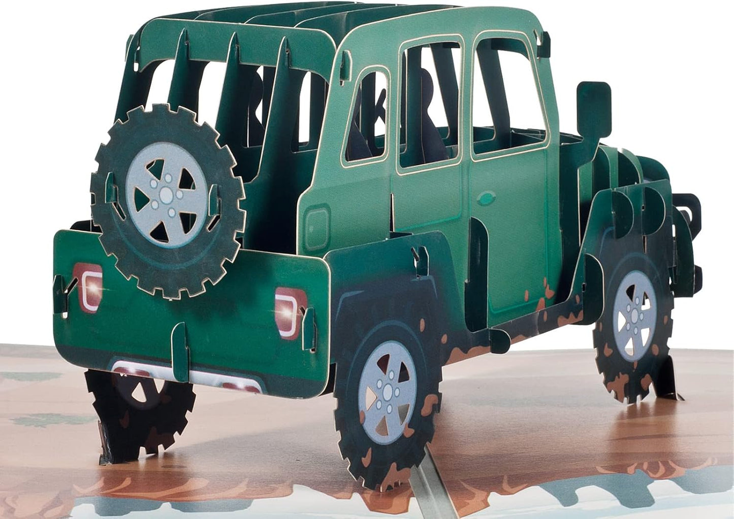 Adventure Off‑Road Vehicle 3D Pop Up Greeting Card