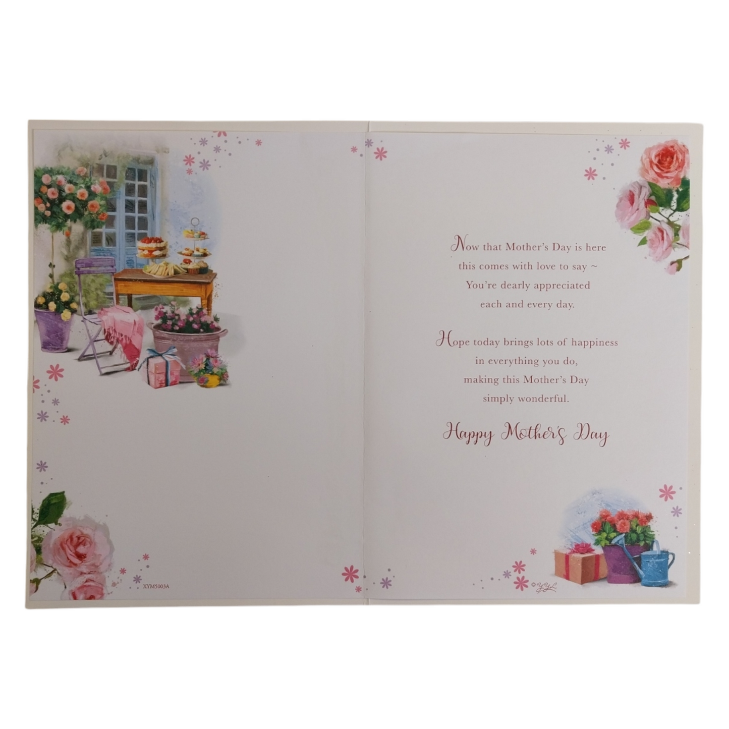 To A Special Mum Garden Scene Design Mother's Day Card