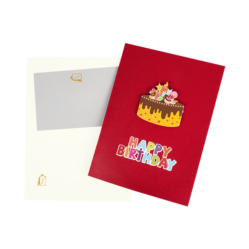 Sweet Celebration 3D Cake Pop Up Birthday Card
