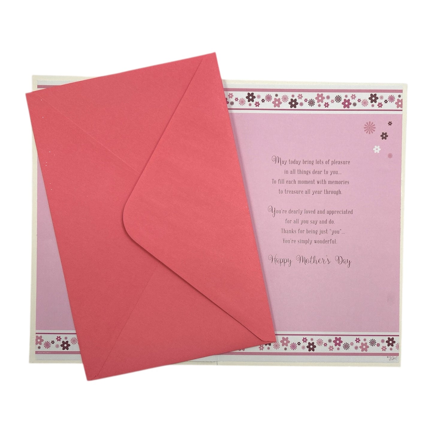 With Love To My Wife Glitter Heart Design Mother's Day Card
