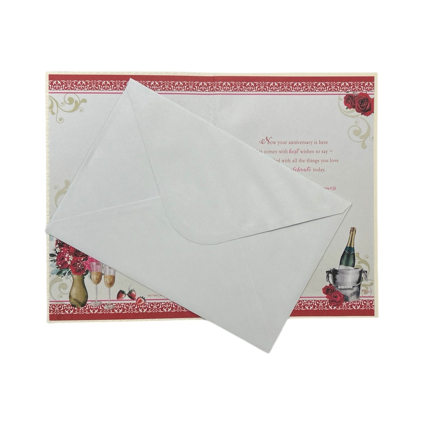 To A Special Mum & Dad Traditional Keepsake Treasures Anniversary Card