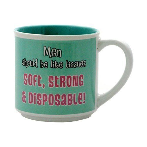 Men Should Be Like Tissues... Humorous Novelty Mug {DC}