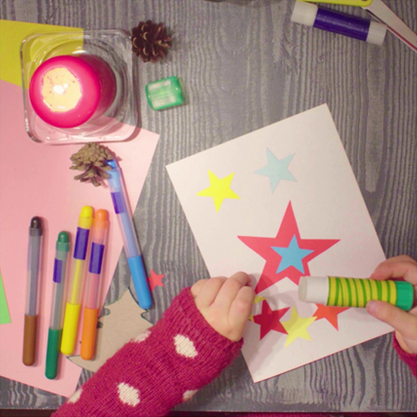 Pack of 100 A4 Blue Coloured Paper 75gsm Sheets