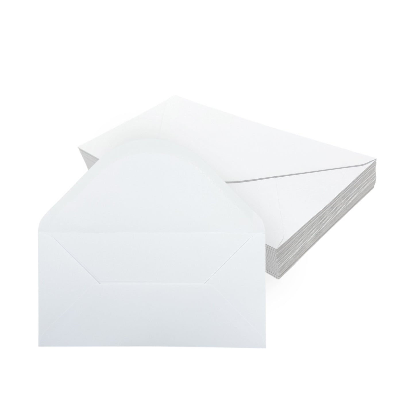 Pack of 50 White 100gsm 110x220mm–DL Gummed Envelopes