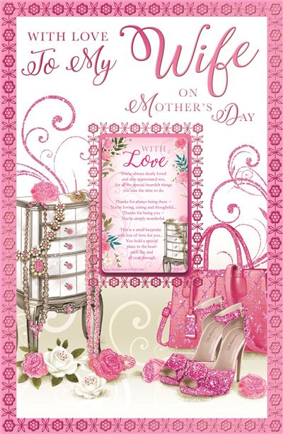 For A Special Wife Shoes And Purse Design Mother's Day Card