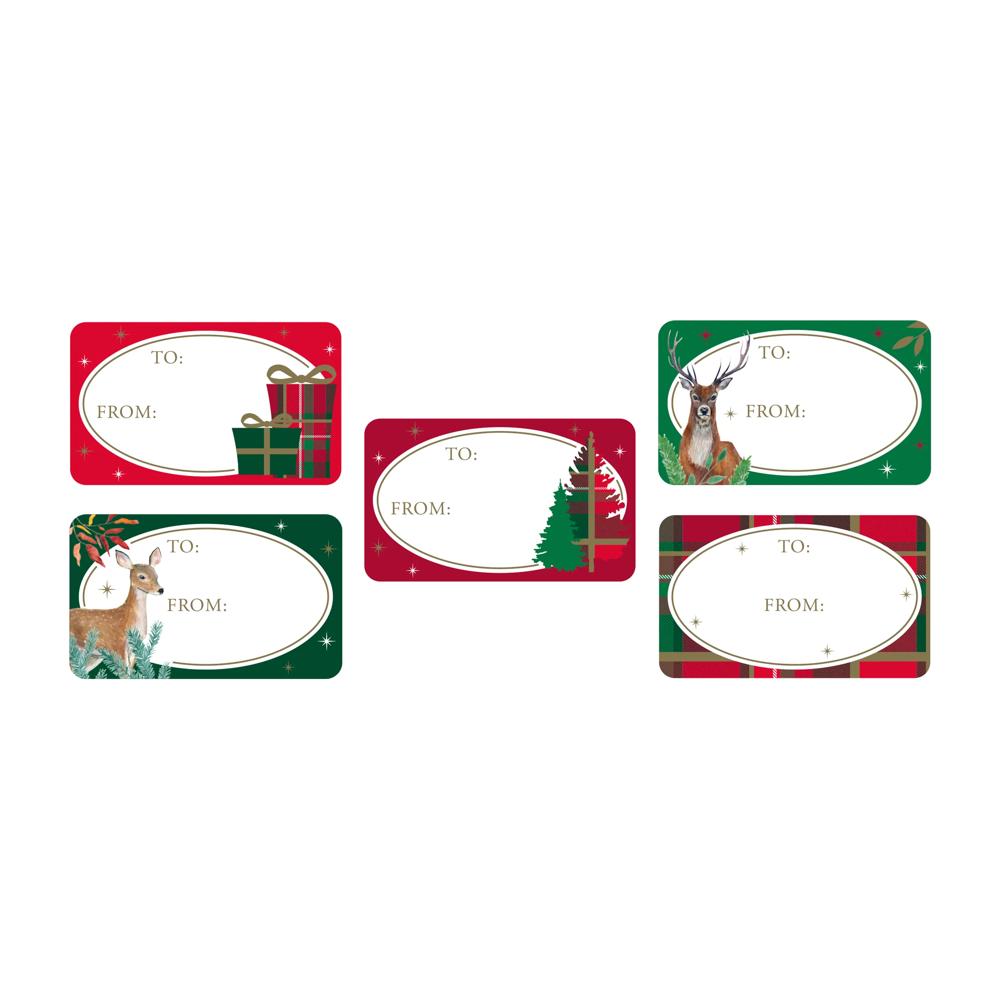 Pack of 50 Traditional Christmas Stickers