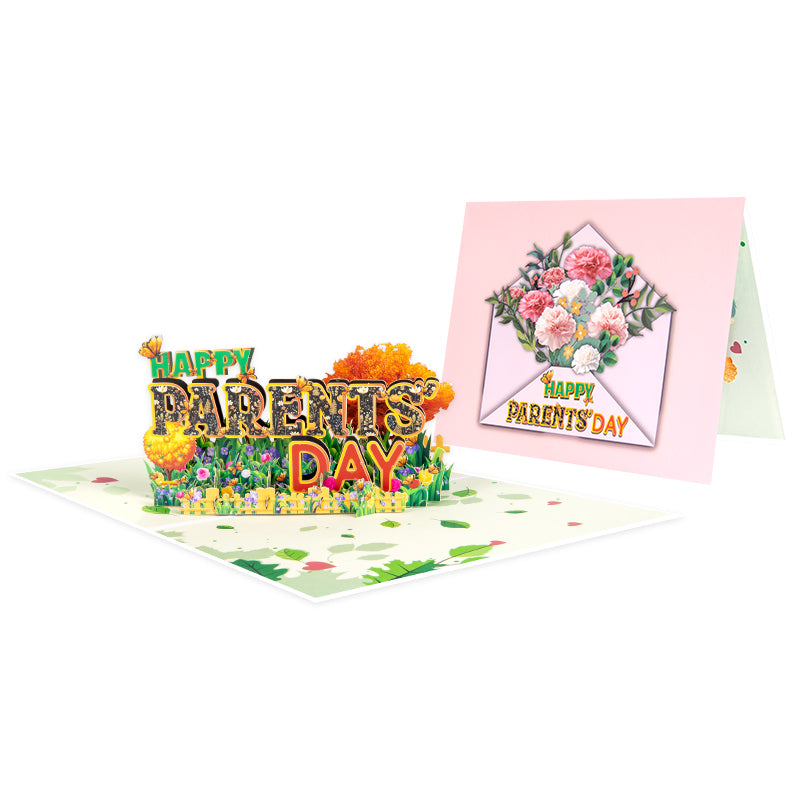 Bloom & Gratitude 3D Pop Up Parents Day Card