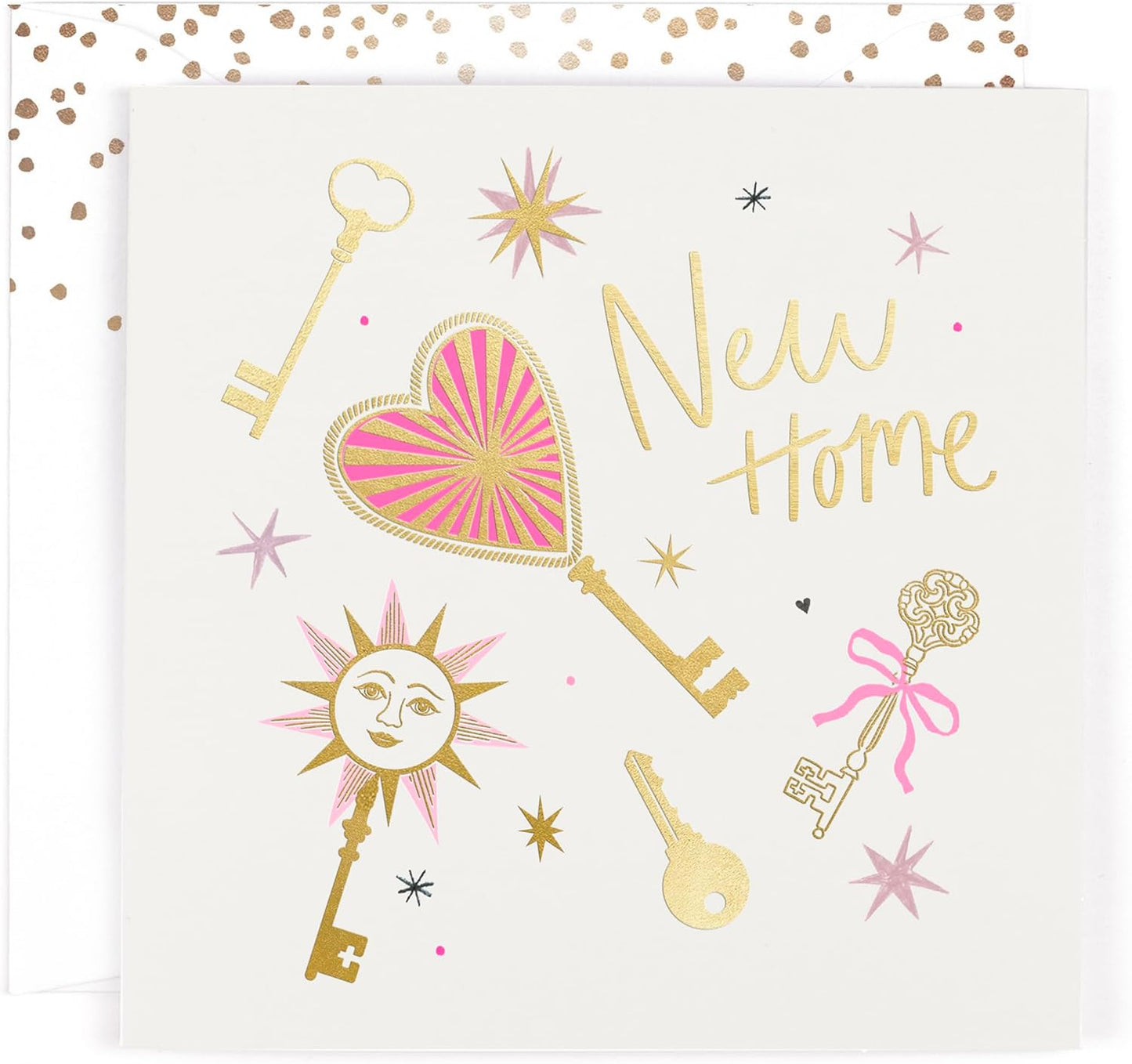 Keys Design New Home Luxury Foiled Card
