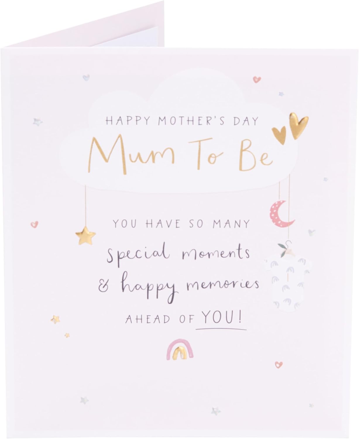 Cute Cloud Design for Mum To Be Mother's Day Card