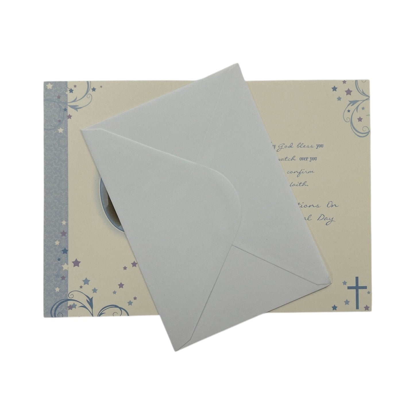For Son On Your Confirmation Prayer Design Religious Greeting Card