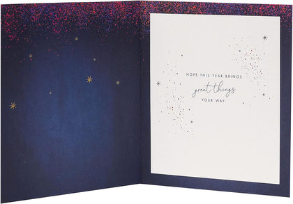 Special Sparkles Design New Year Card