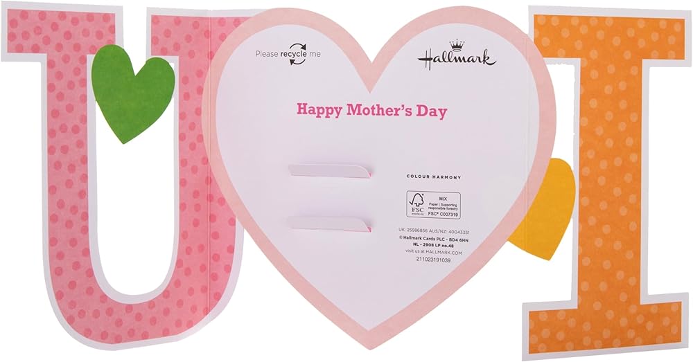 Banner Design 3D Keepsake Mum Mother's Day Card