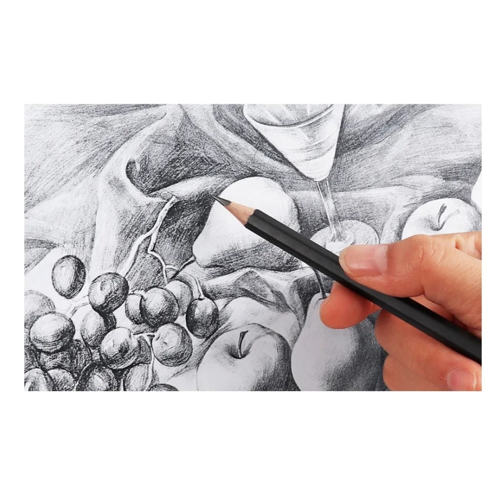 Pack of 12 2B Wooden Drawing Pencils