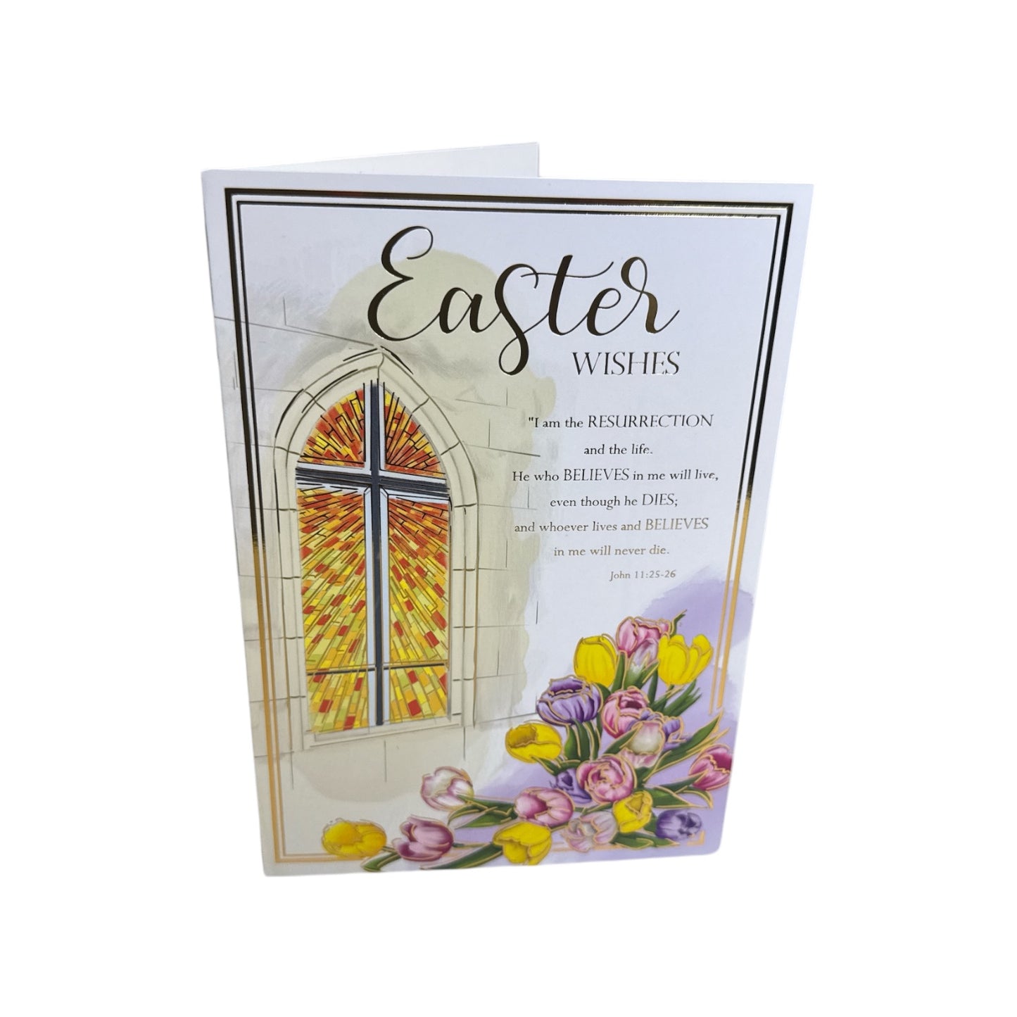 Easter Wishes Religious Blessings Greeting Card