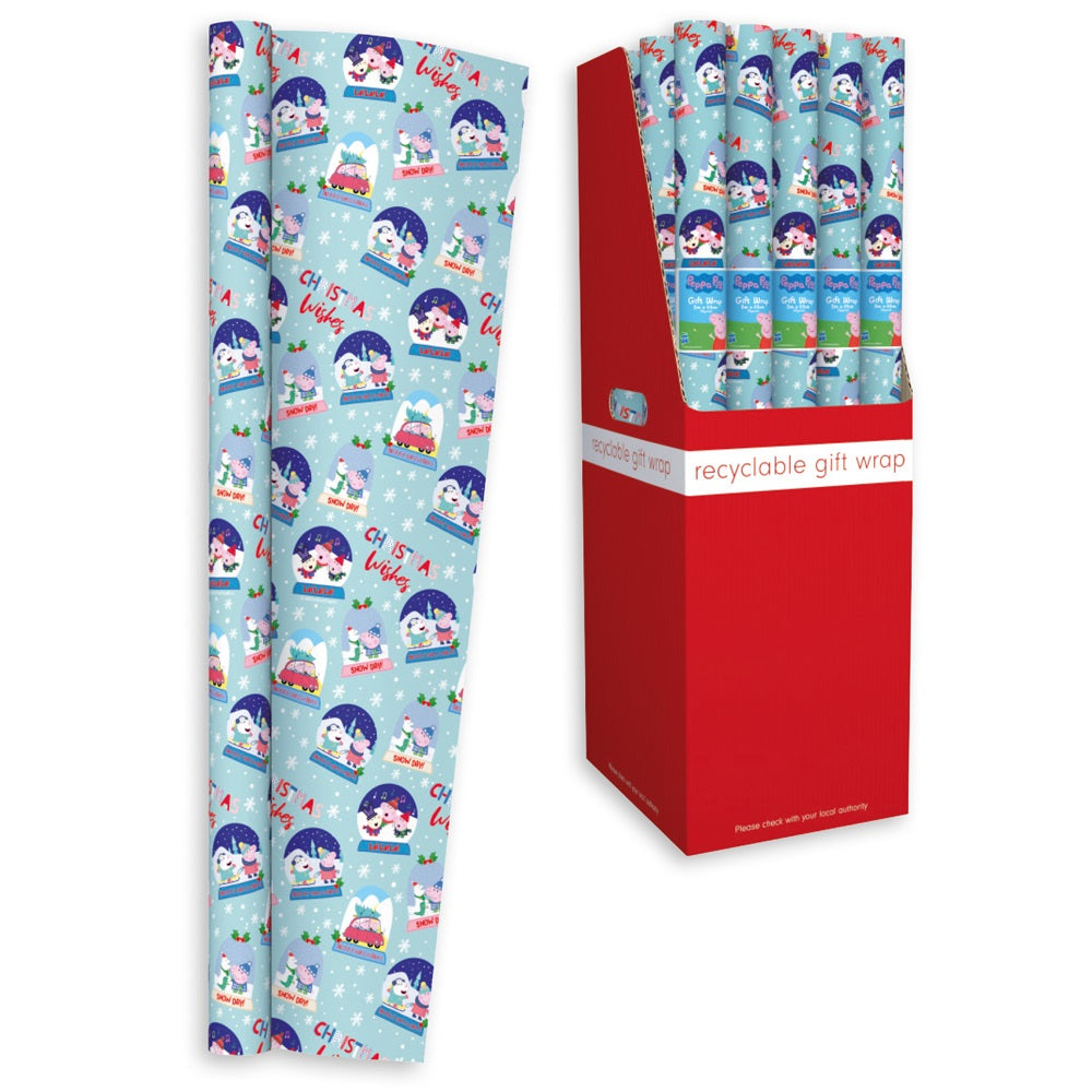 Peppa Pig Christmas Wrapping Paper Roll 2m x 69cm