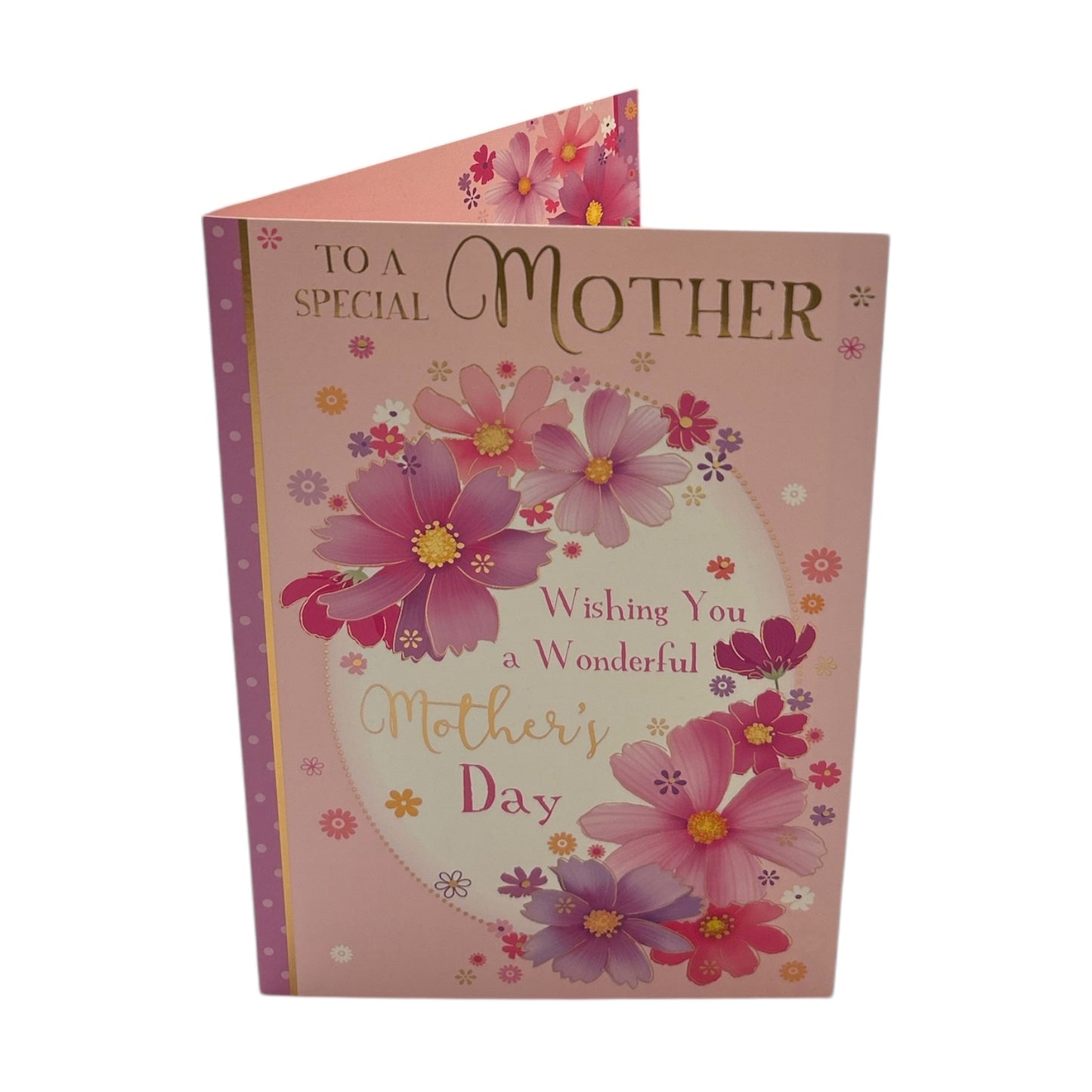 To A Special Mother Pastel Flowers Design Mother's Day Card