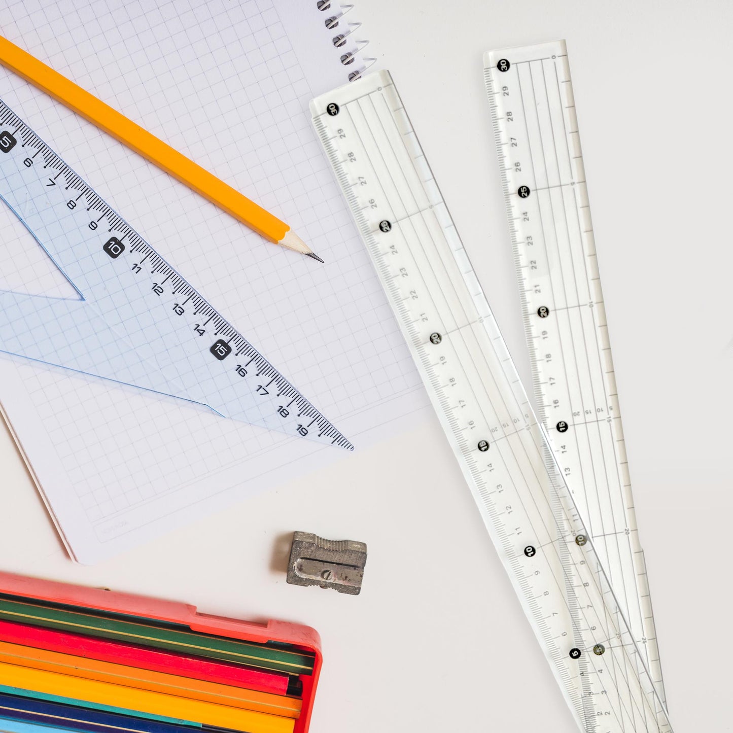 30cm Cutting Ruler With Steel Edge