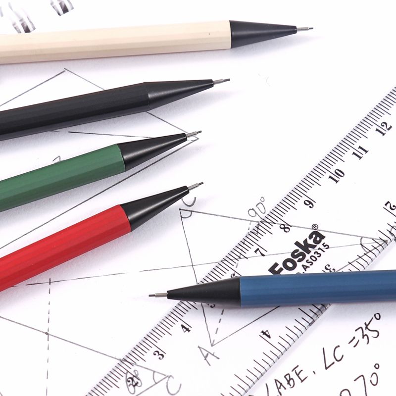 Pack of 36 0.5mm Metal Mechanical Pencils With Eraser