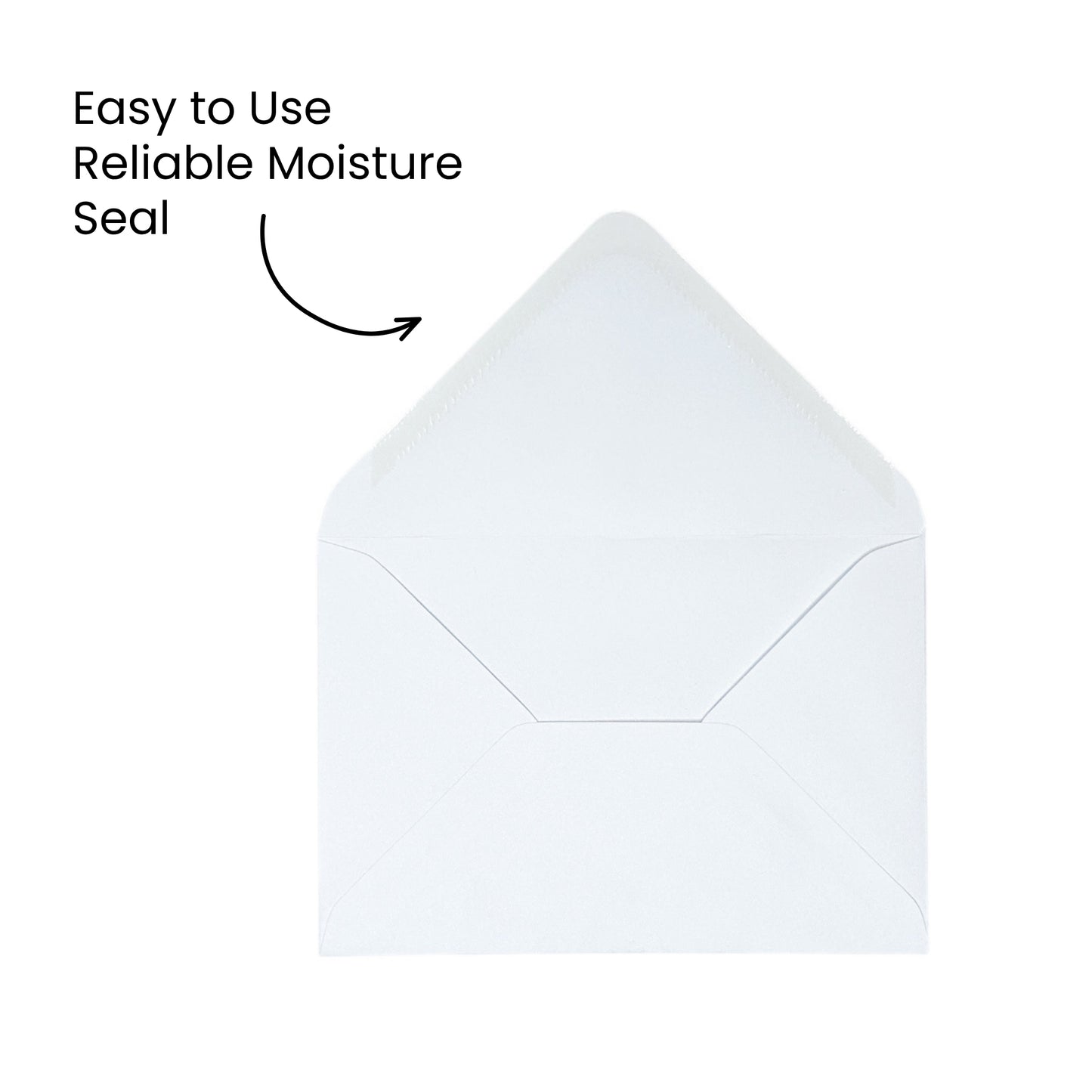 Pack of 1000 White 100gsm 133x197mm Gummed Envelopes