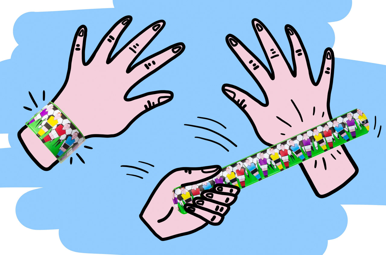 Pack of 36 Football Snap Bracelets