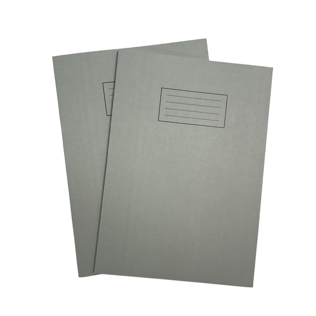 Janrax A4 Grey 80 Pages Feint and Ruled Exercise Book