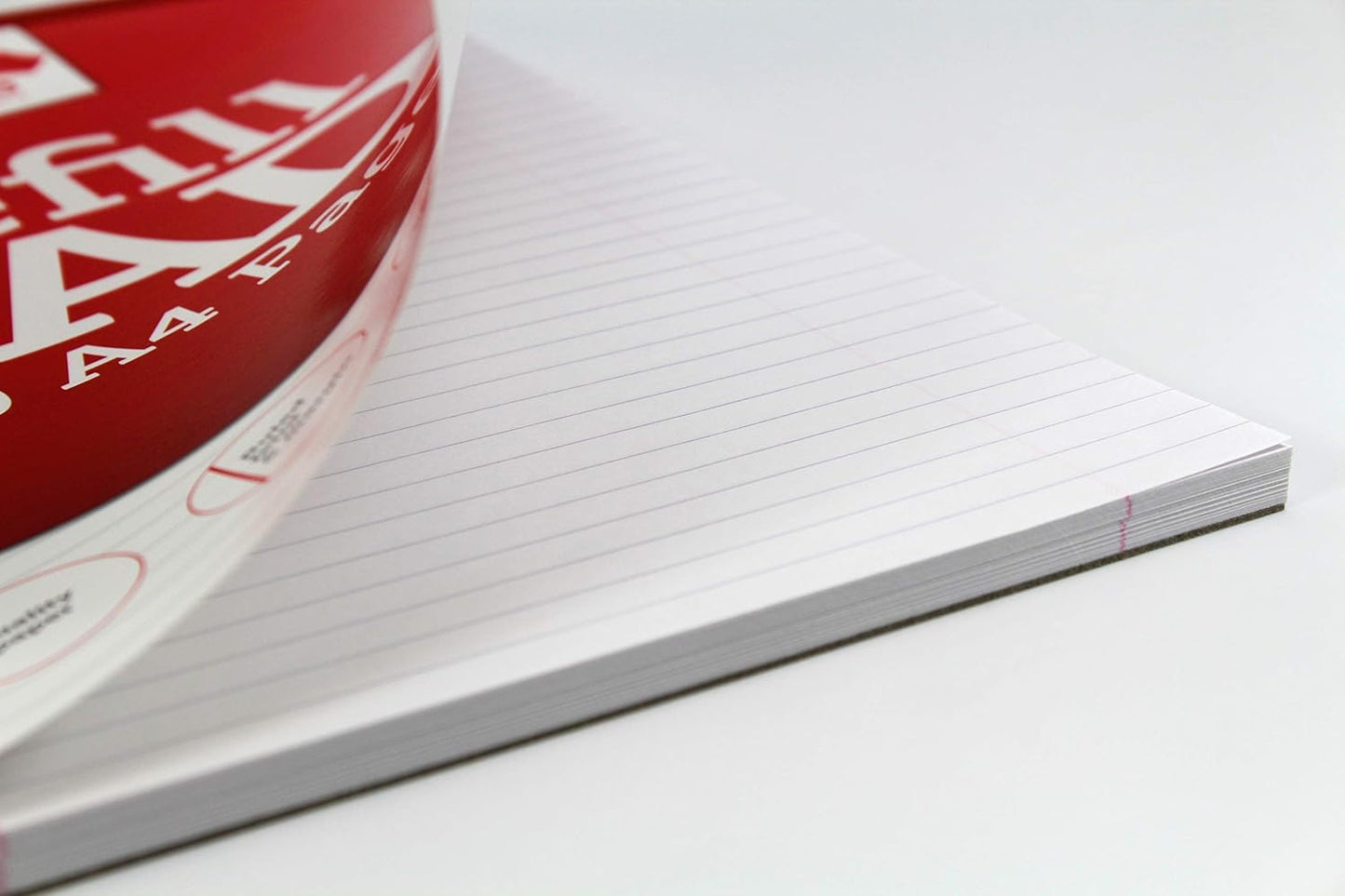 A4 160 Pages 8mm Feint with Margin Refill Pad (210x297mm)