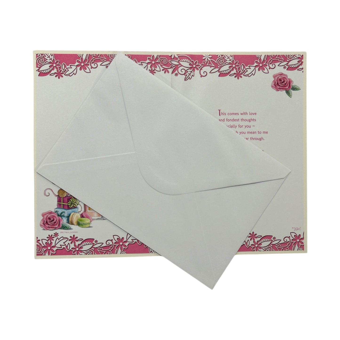 One I Love Mice And Perfume Design Birthday Card